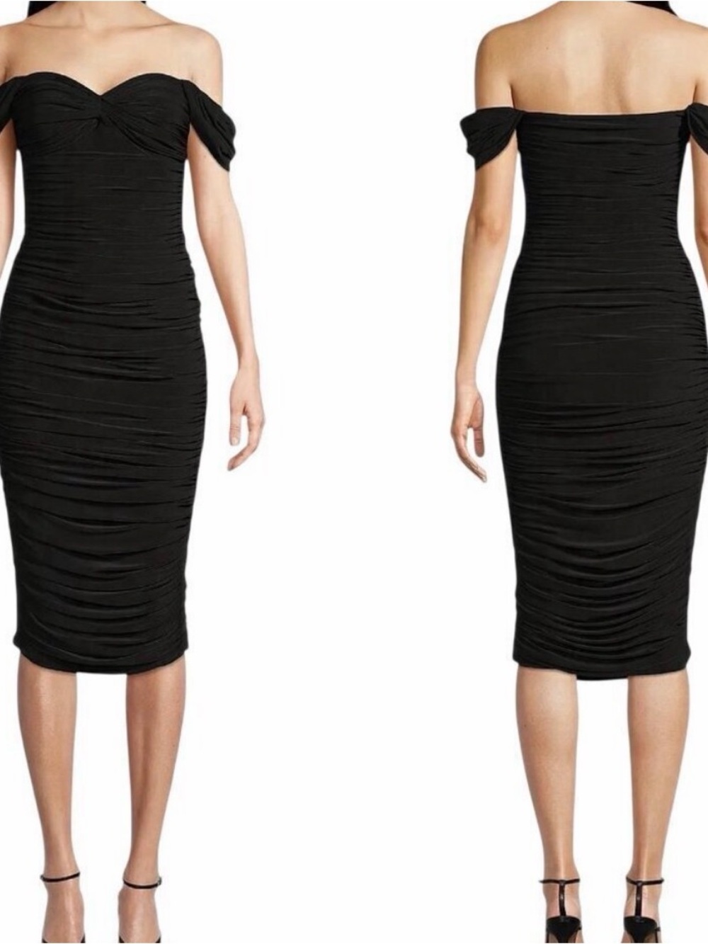 Black norma kamali Walter dress XS